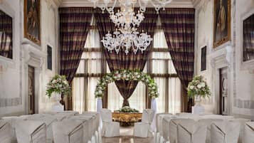 Indoor wedding