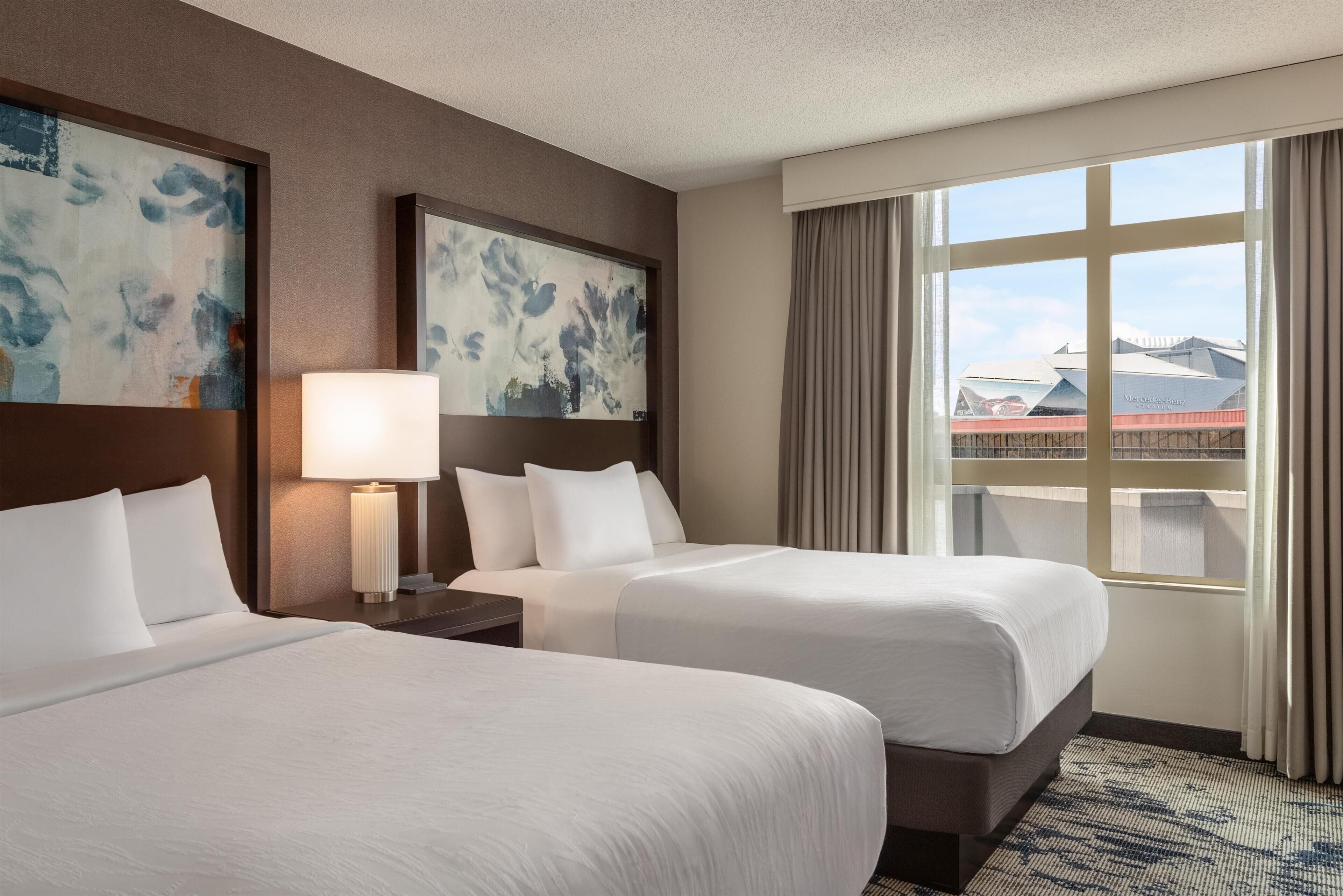 Suite, Two Double Beds, Non-Smoking | 1 bedroom, hypo-allergenic bedding, in-room safe, desk
