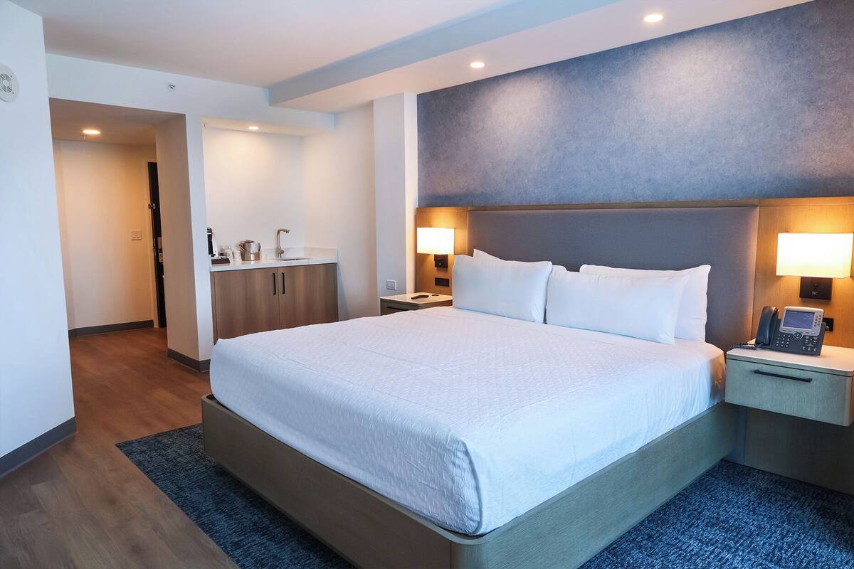 In-room safe, desk, blackout drapes, iron/ironing board