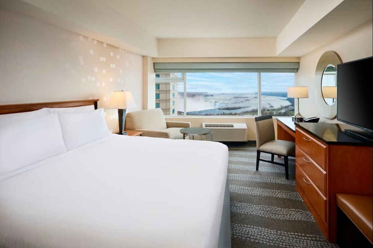 Standard-huone, 1 suuri parisänky, poreamme (Falls View) | Näkymä huoneesta