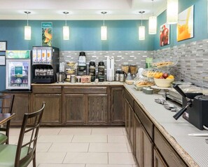 Free daily buffet breakfast