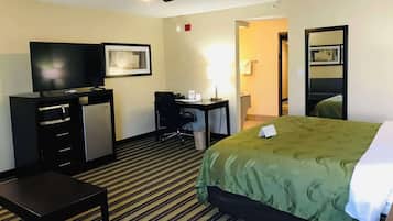 Suite, 1 King Bed, Non Smoking | Premium bedding, desk, iron/ironing board, free cribs/infant beds