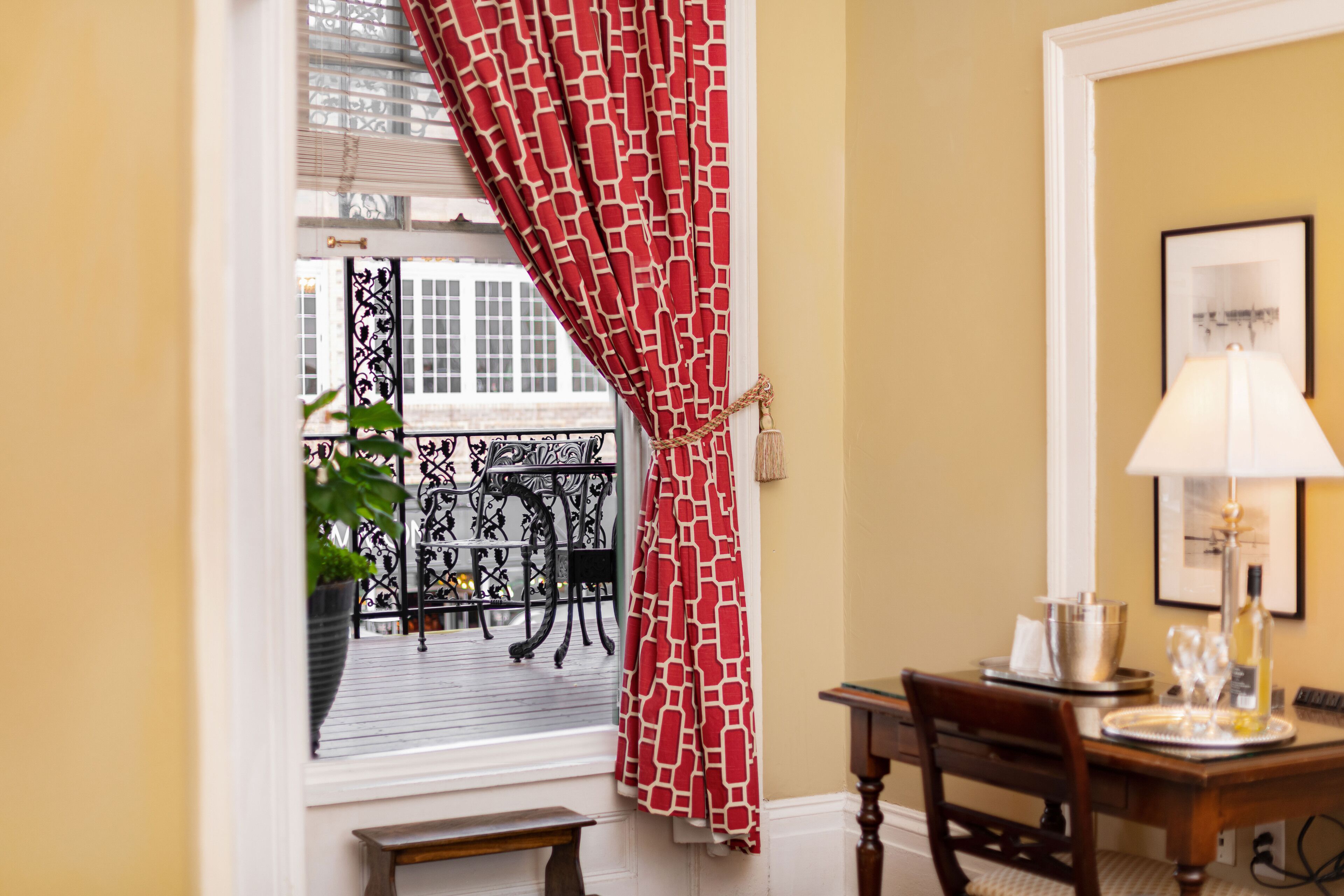 room, 1 king bed, balcony (broughton) | premium bedding, in-room safe, individually decorated, desk