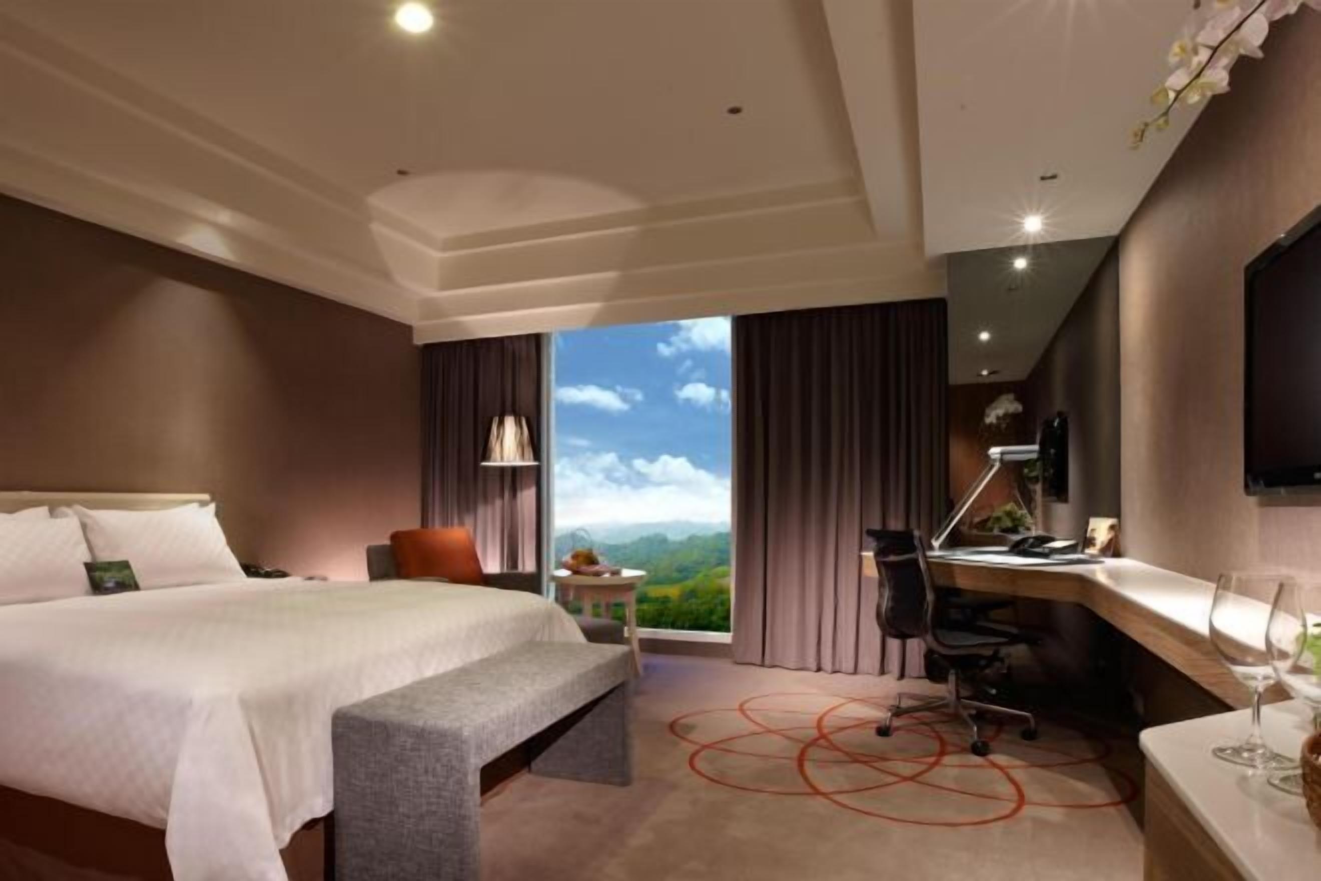 In-room safe, desk, laptop workspace, blackout drapes