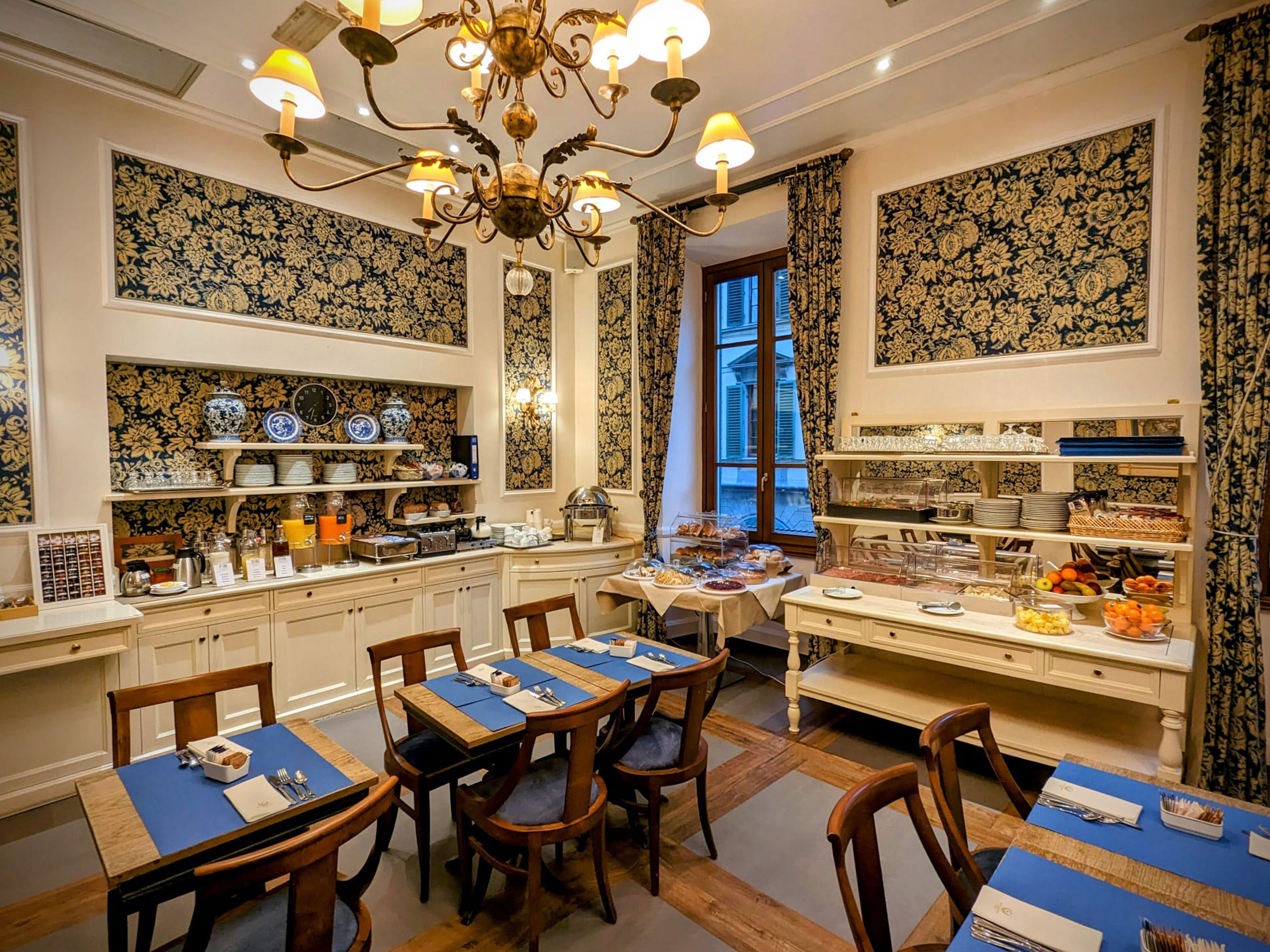 daily buffet breakfast (eur 15 per person)