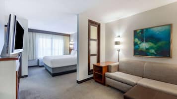 Junior Suite, 1 King Bed, Non Smoking | Premium bedding, in-room safe, desk, laptop workspace