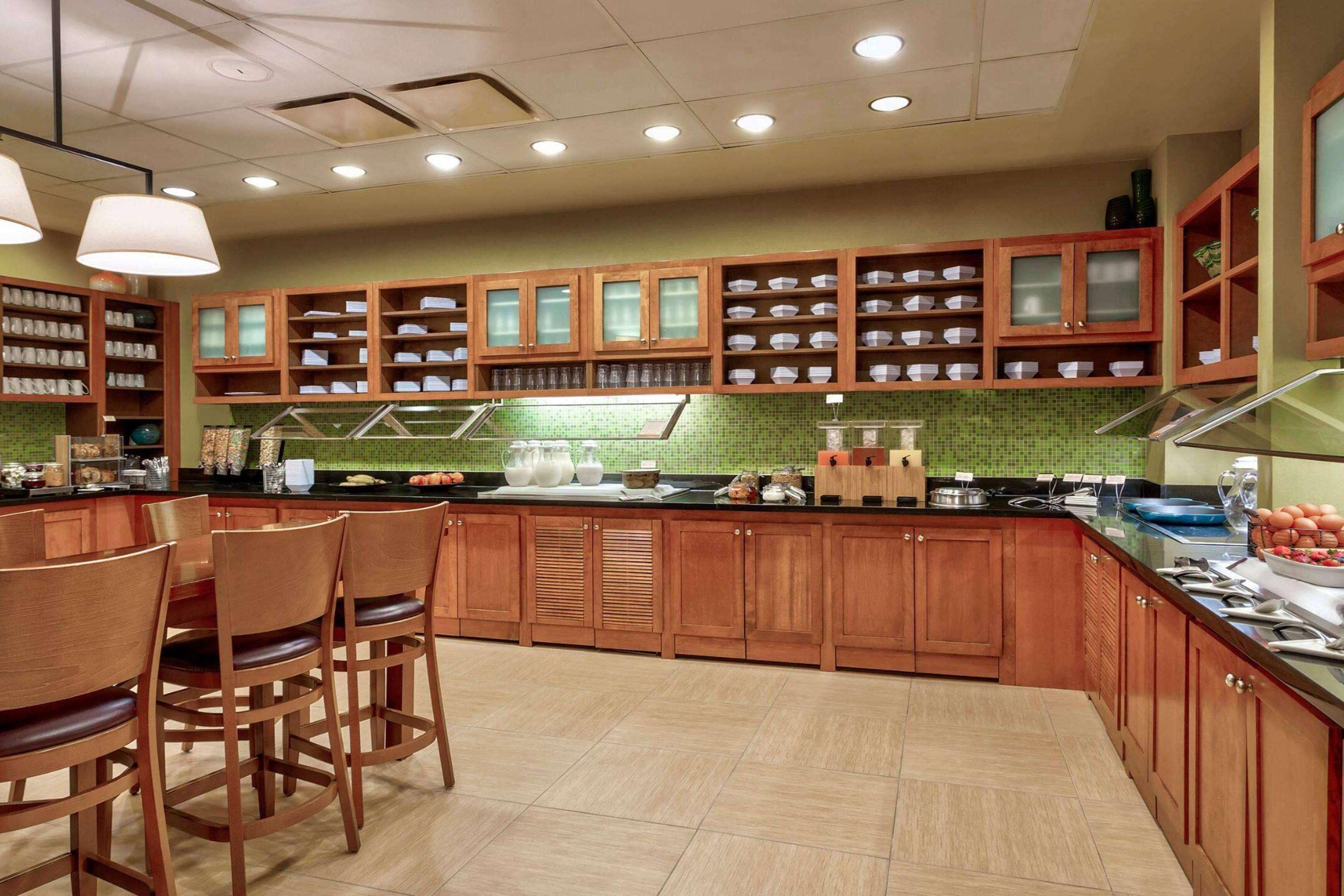 free daily self-service breakfast