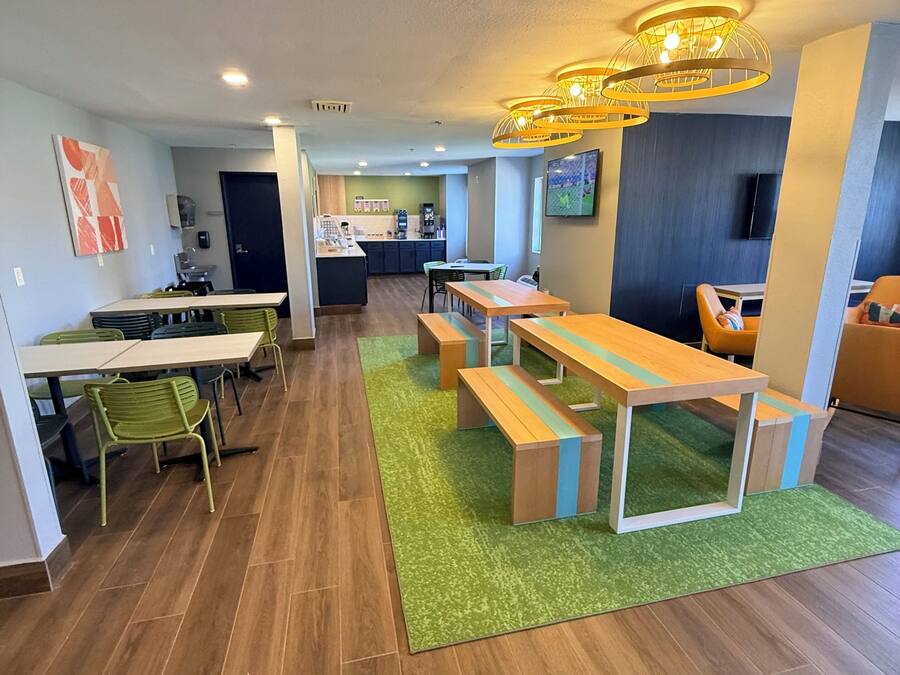 Sala de estar en el lobby