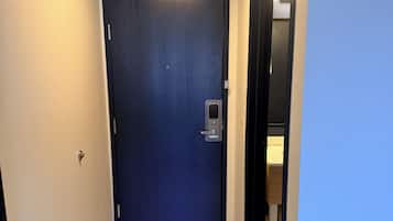 40-inch flat-screen TV with satellite channels, TV