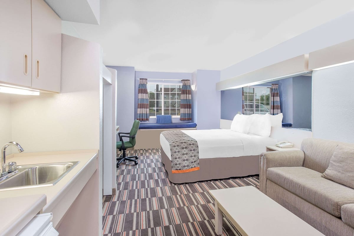 Studio Suite, 1 Queen Bed with Sofa bed, Accessible, Non Smoking (Non-Pet Friendly) | Desk, iron/ironing board, free cribs/infant beds, free WiFi