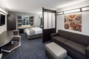 Suite, 1 grand lit, non-fumeurs | Literie de qualité supérieure, bureau, fer et planche à repasser