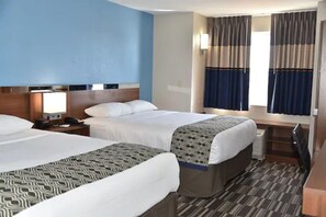 Standard Room, 2 Queen Beds | In-room safe, desk, free cribs/infant beds, rollaway beds - Microtel Inn & Suites by Wyndham Fond Du Lac (Fond du Lac)