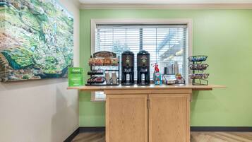 Free daily on-the-go breakfast