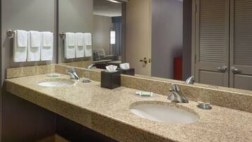 Free toiletries, hair dryer, towels