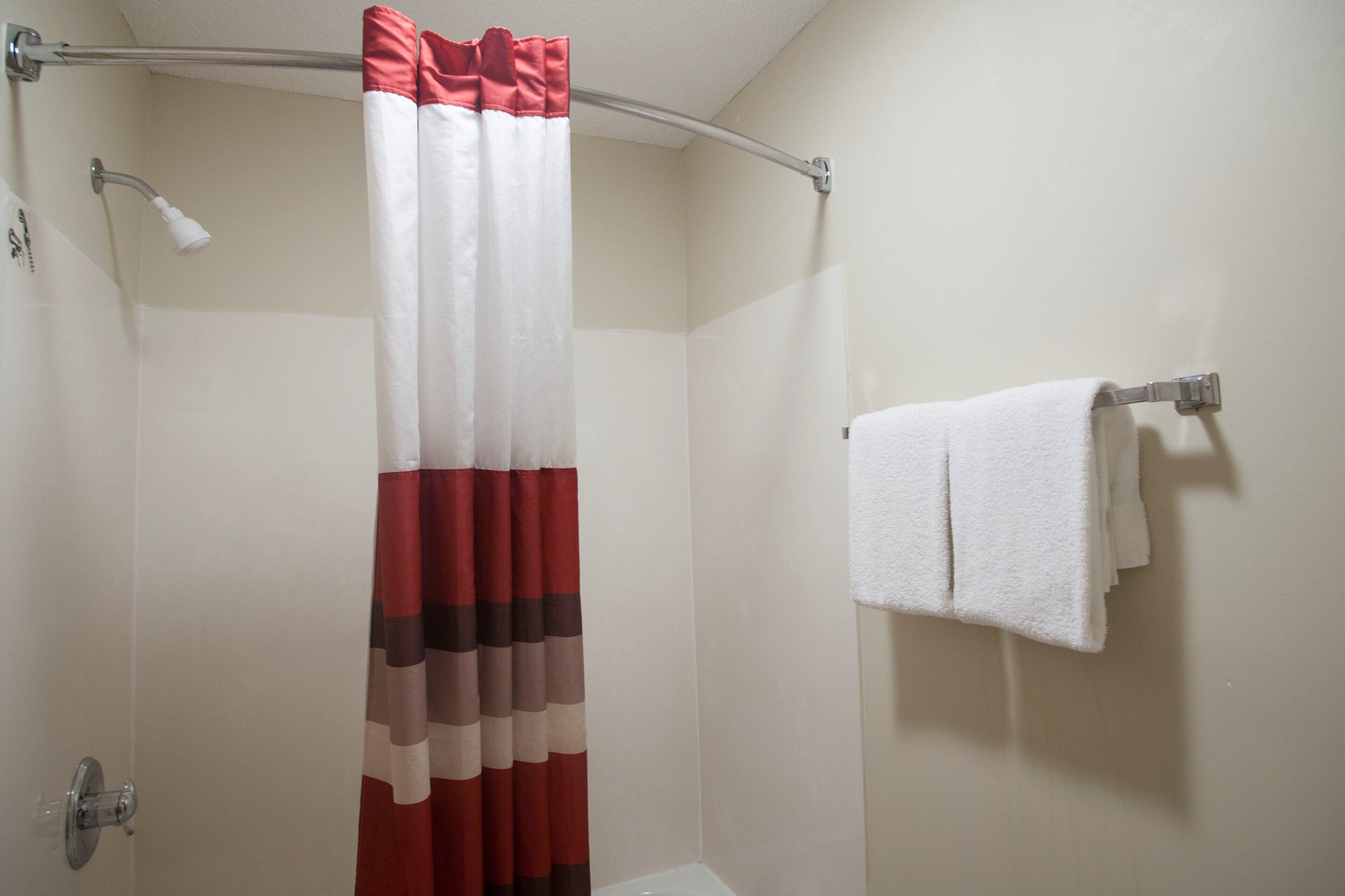 free toiletries, hair dryer, towels