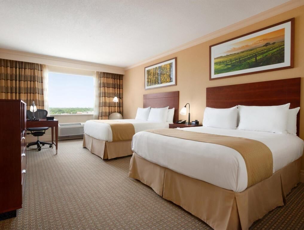 In-room safe, desk, iron/ironing board, free cribs/infant beds