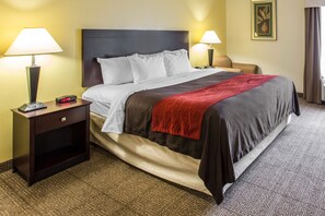 Room, 1 King Bed, Accessible, Non Smoking | Hypo-allergenic bedding, individually decorated, individually furnished