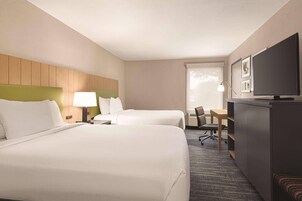 Room, 2 Queen Beds, Non Smoking | Premium bedding, desk, laptop workspace, blackout drapes