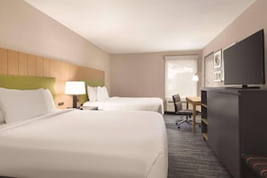Room, 2 Queen Beds, Non Smoking | Premium bedding, desk, laptop workspace, blackout drapes