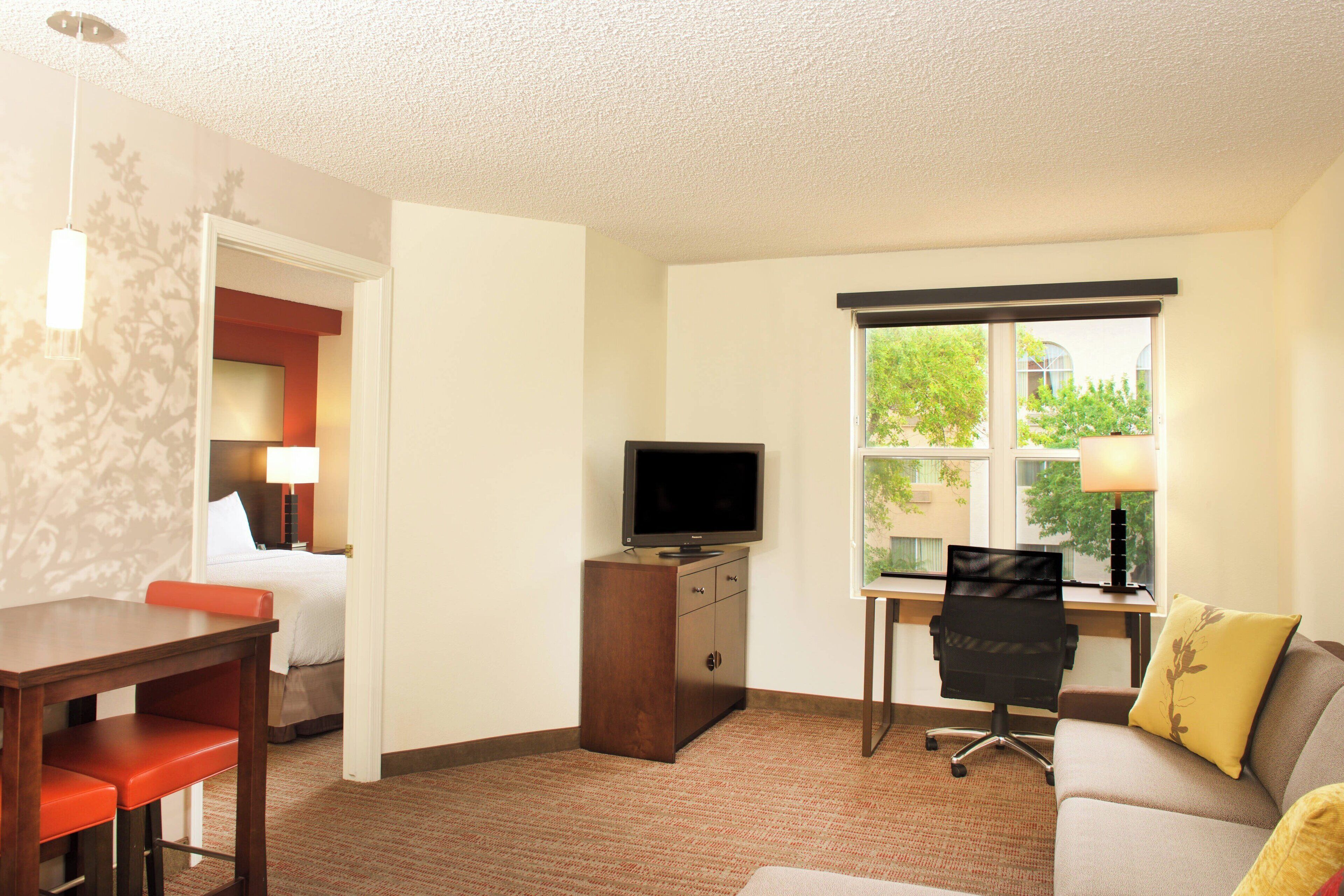 suite, 1 bedroom | living area | 42-inch flat-screen tv with cable channels, netflix, streaming services