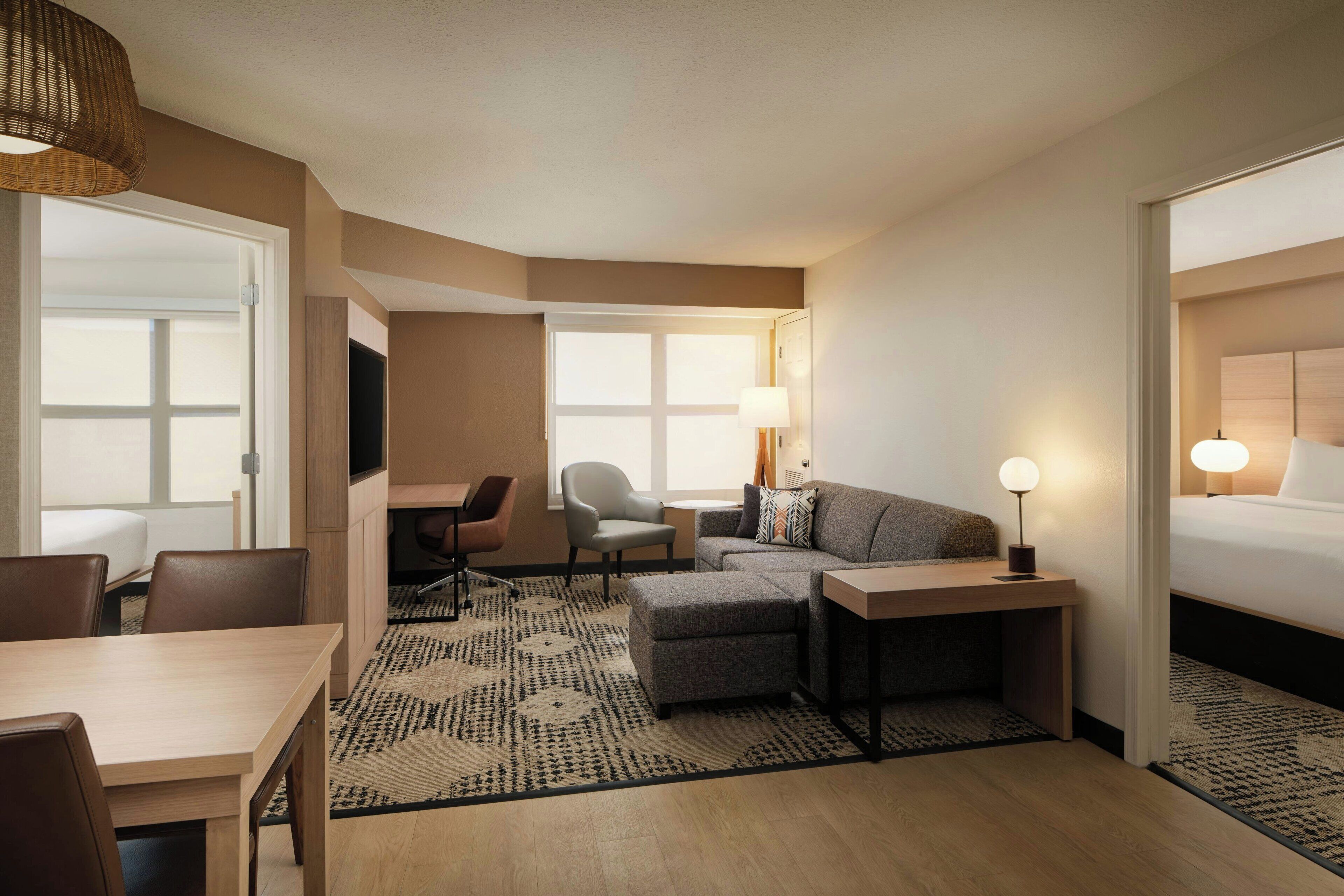 Suite, 2 Bedrooms | Premium bedding, in-room safe, desk, laptop workspace