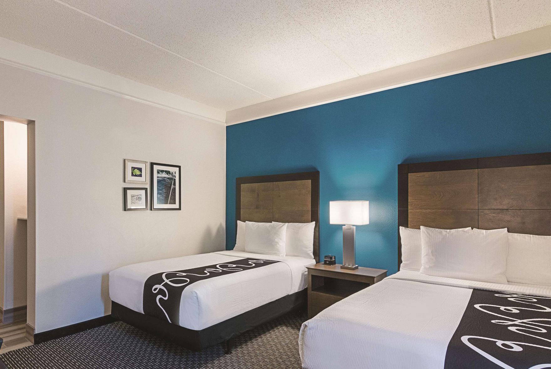 Premium bedding, down comforters, pillowtop beds, desk