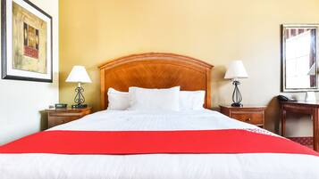 Desk, iron/ironing board, free WiFi, bed sheets
