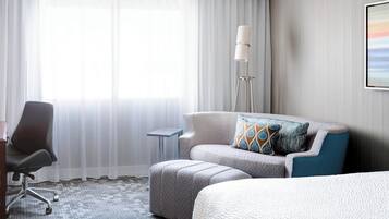 In-room safe, desk, laptop workspace, iron/ironing board