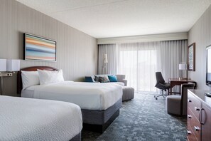 In-room safe, desk, laptop workspace, iron/ironing board