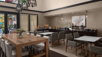 Free daily on-the-go breakfast