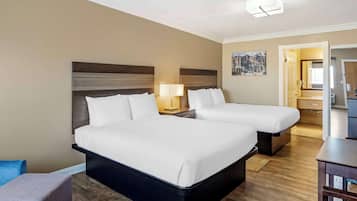 Individually decorated, individually furnished, laptop workspace