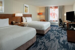 Standard Room, 2 Queen Beds, Non Smoking | Premium bedding, pillowtop beds, in-room safe, desk