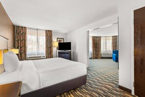 Room, 1 King Bed, Accessible, Non Smoking | Pillow-top beds, desk, laptop workspace, blackout curtains