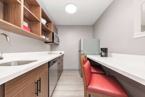 Suite, 2 Queen Beds, Non Smoking (Full Kitchen) | Desk, laptop workspace, iron/ironing board, free WiFi