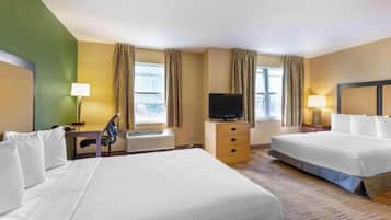Desk, laptop workspace, iron/ironing board, free WiFi