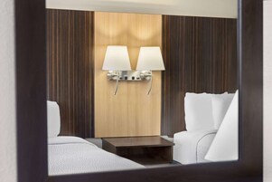 Standard Room, 2 Queen Beds, Non Smoking | Premium bedding, desk, laptop workspace, blackout drapes