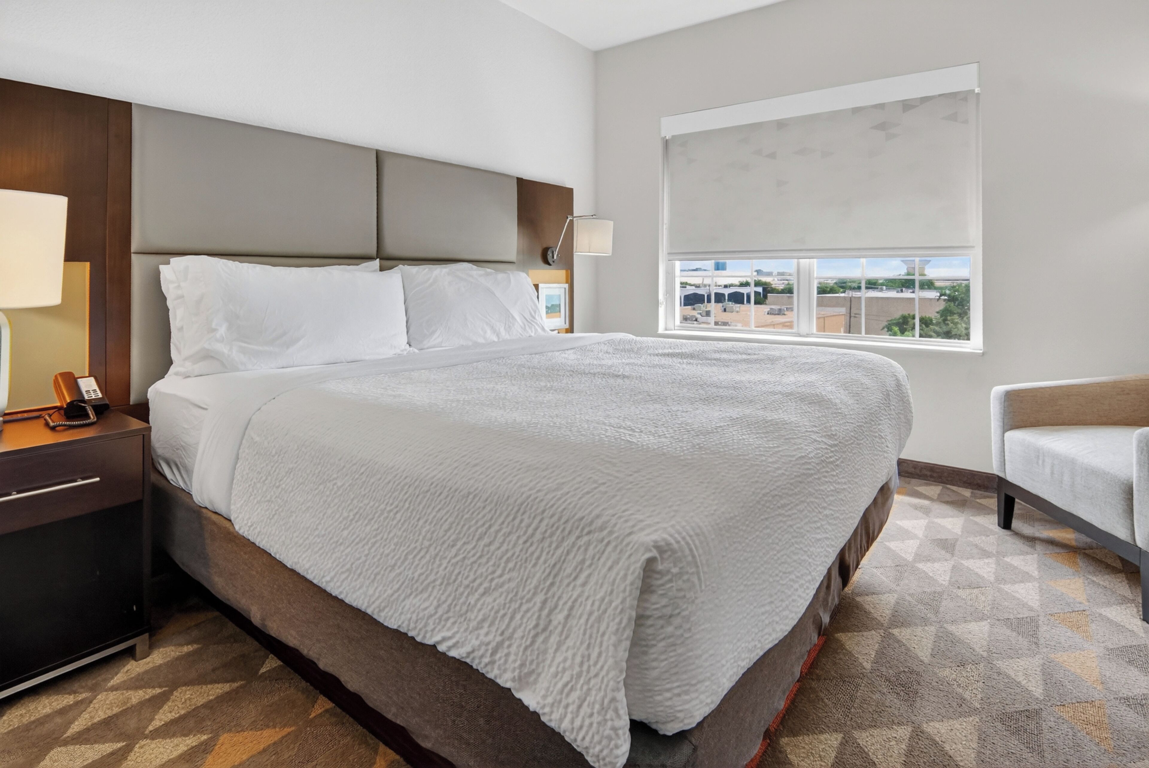 1 bedroom, hypo-allergenic bedding, in-room safe, desk