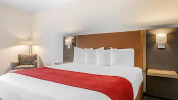 Standard Room, 1 King Bed, Non Smoking, Refrigerator & Microwave