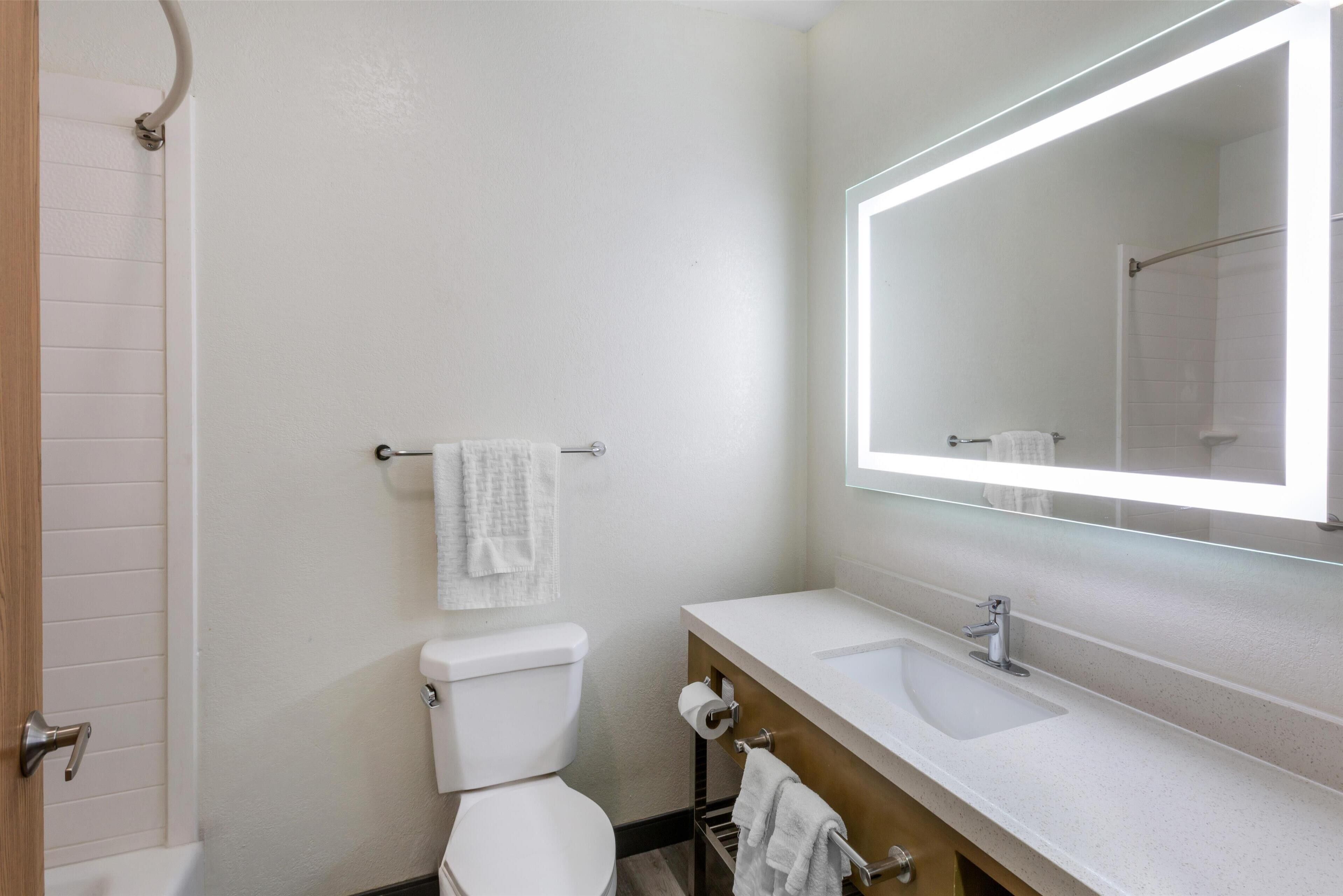 standard room, 1 king bed, non smoking, hot tub | bathroom | free toiletries, hair dryer, towels