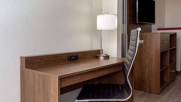 Hypo-allergenic bedding, pillowtop beds, individually furnished, desk