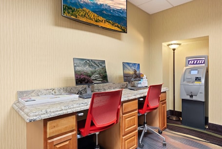 Business center. AmericInn by Wyndham Denver Airport