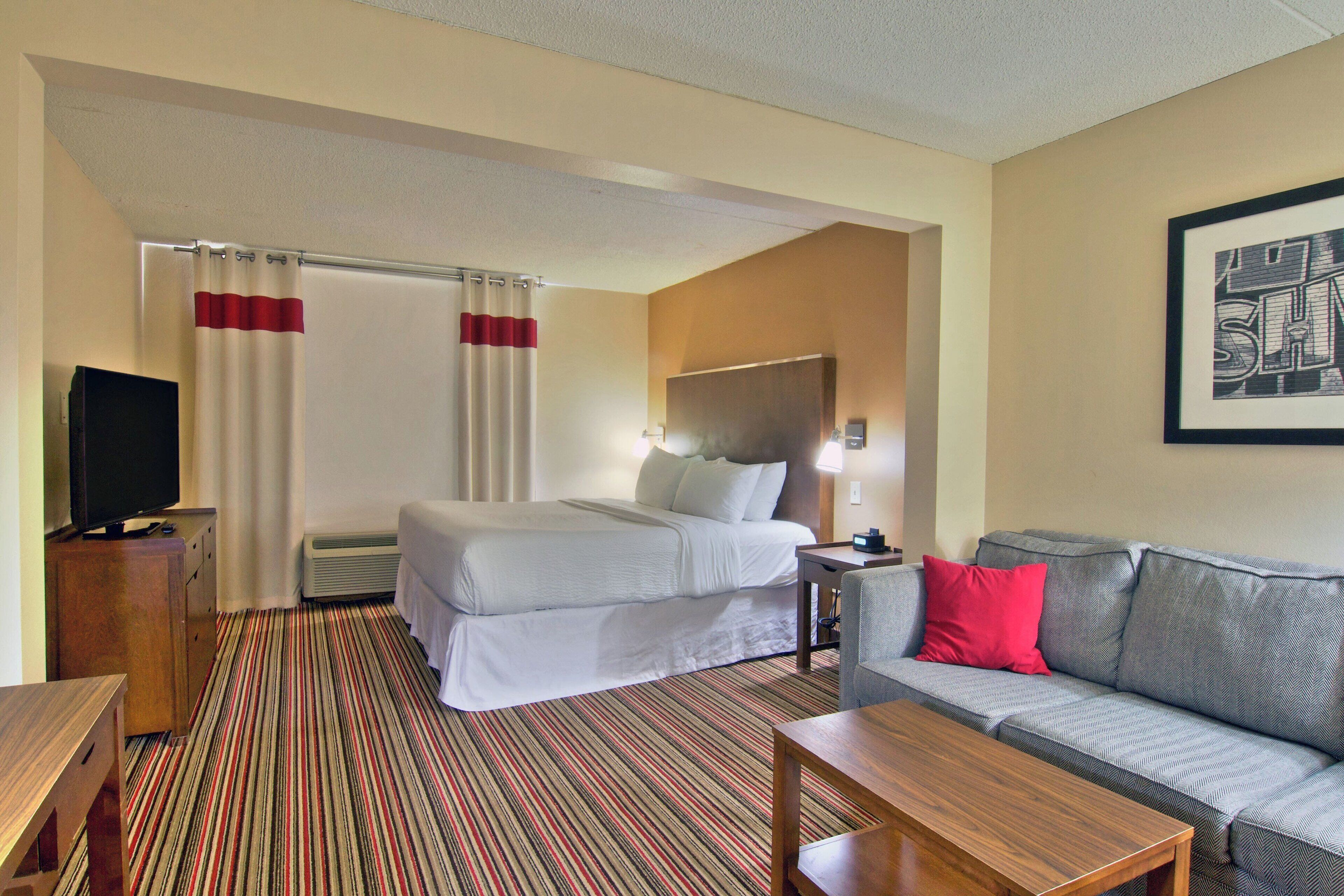 Room, 1 King Bed with Sofa bed | In-room safe, desk, laptop workspace, blackout drapes