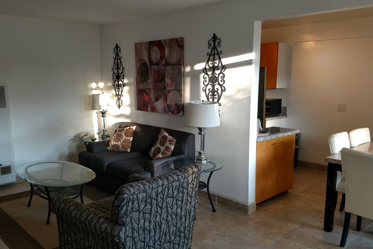 Executive Suite, 2 Bedrooms | Living area | Flat-screen TV
