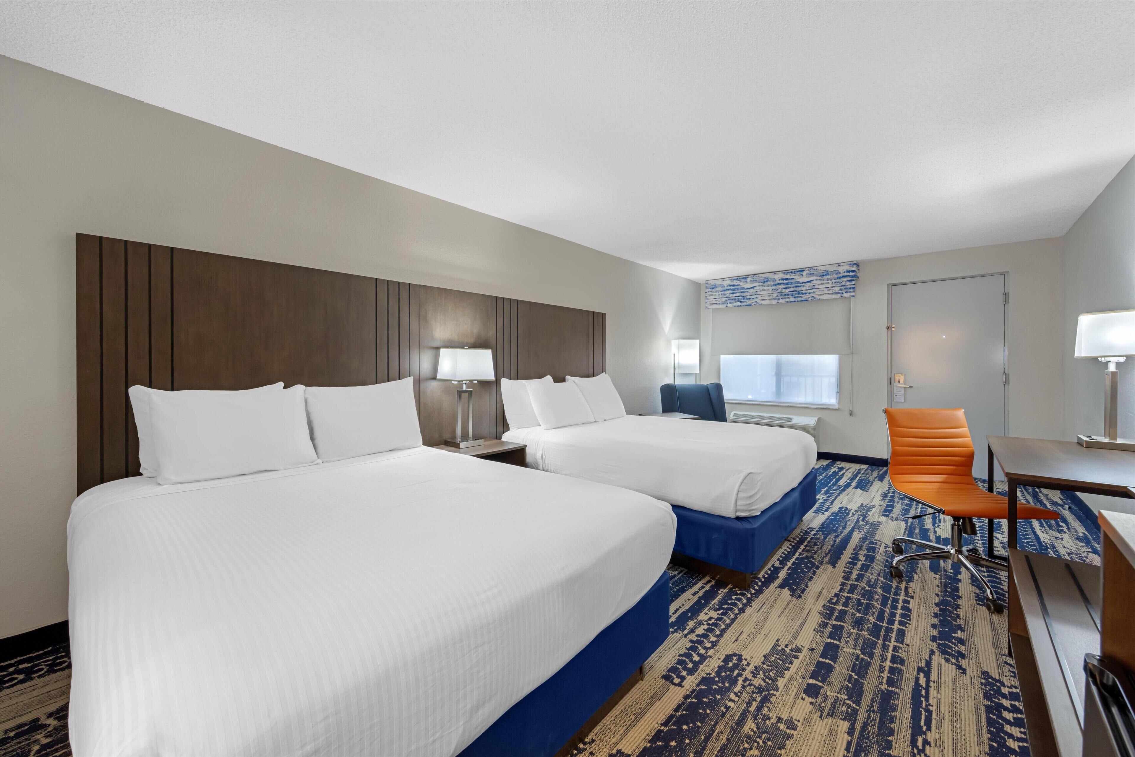 Premium bedding, in-room safe, blackout curtains, iron/ironing board