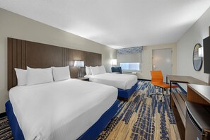 Habitación estándar, 2 camas Queen size, para no fumadores, cocineta | Ropa de cama de alta calidad y caja de seguridad en la habitación 