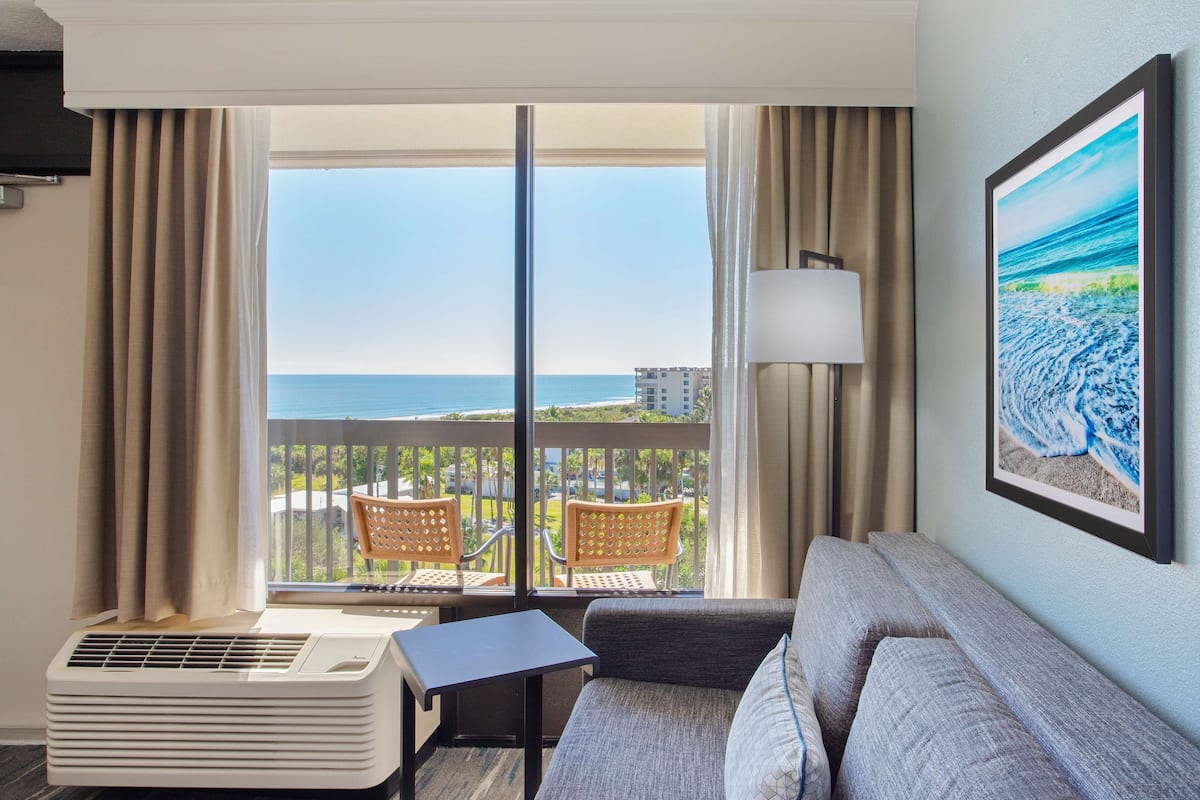 Room, 1 King Bed with Sofa bed, Ocean View (Floors 5-8) | Premium bedding, in-room safe, desk, laptop workspace