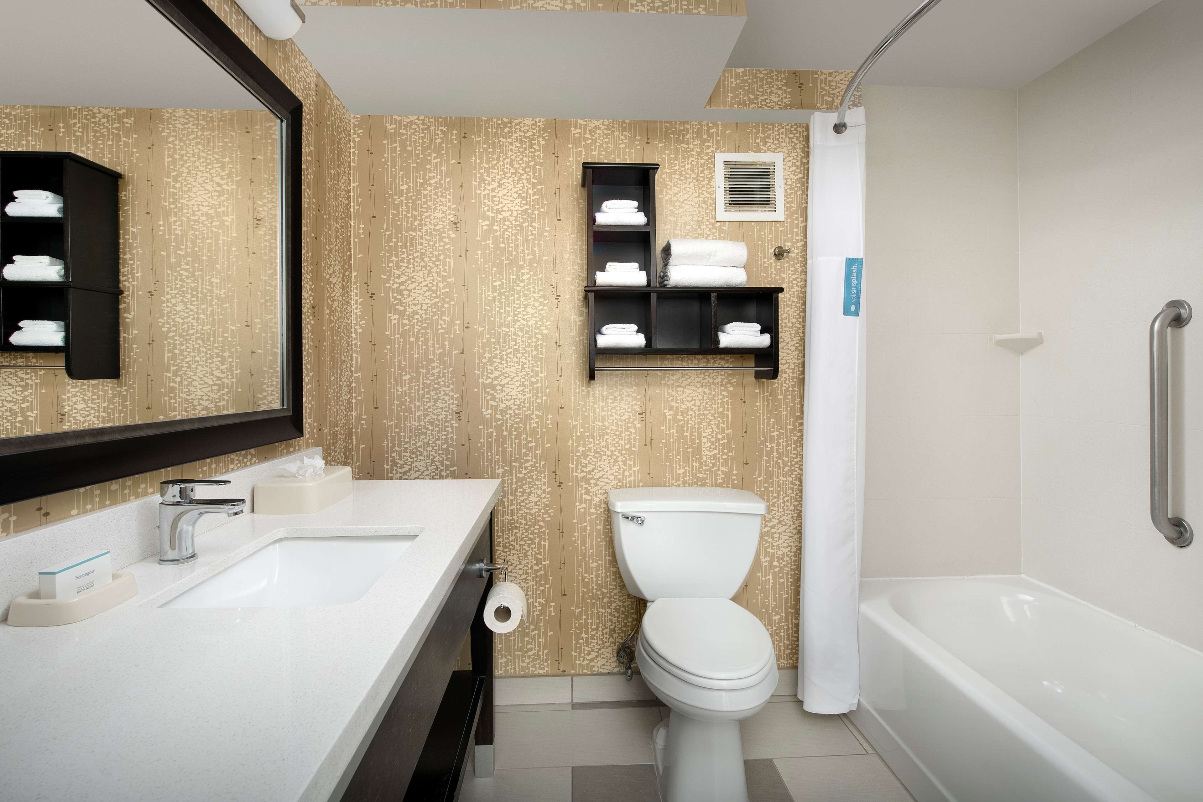 free toiletries, hair dryer, towels, soap