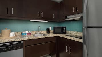 Microwave, coffee/tea maker