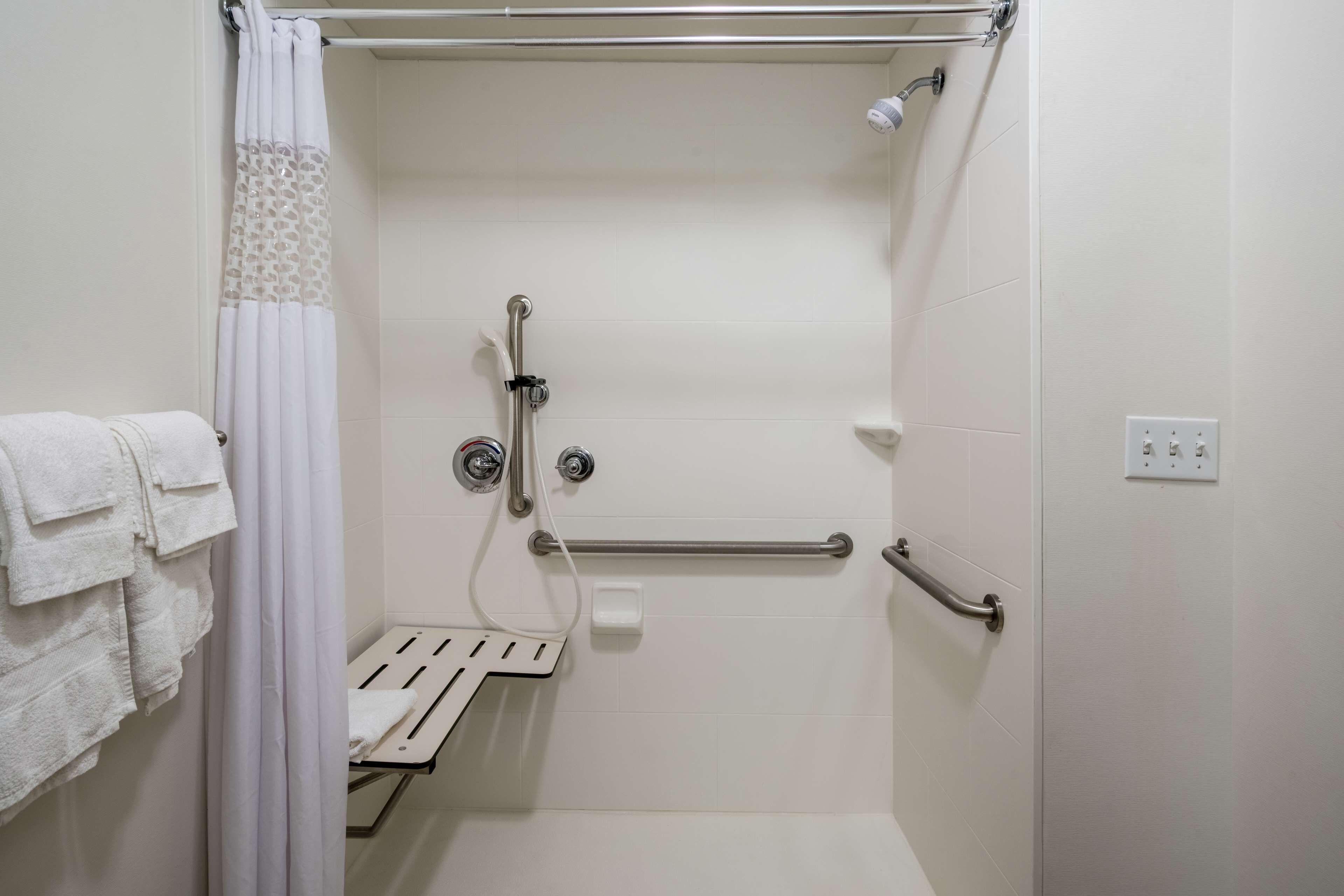 room, accessible, non smoking | bathroom shower