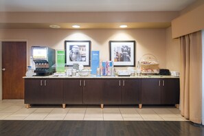 Free daily on-the-go breakfast 